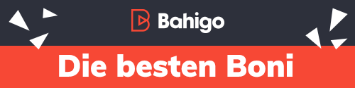 Hinweis auf die besten Bonusaktionen auf bahigo Startseite