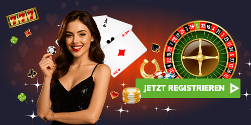 bahigo-jetzt-registrieren-6 Spielerin im bahigo casino mit Roulette Tisch Spielkarten und Jetons