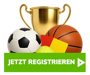 bahigo-registrieren-5 Sportarten Darstellung mit Pokal Fussball Basketball Tenniskugel und Kartenfarben